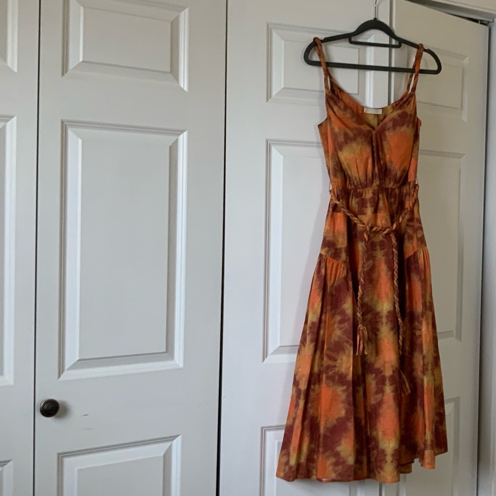 Ulla Johnson Valentina Braided Tie-Belt Midi Dress - Picture 5 of 16